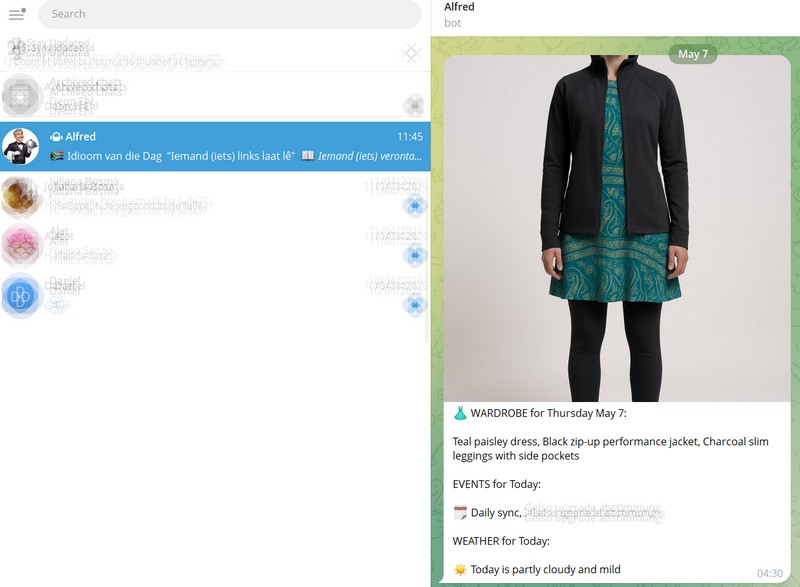 Alfred Portfolio Screenshot