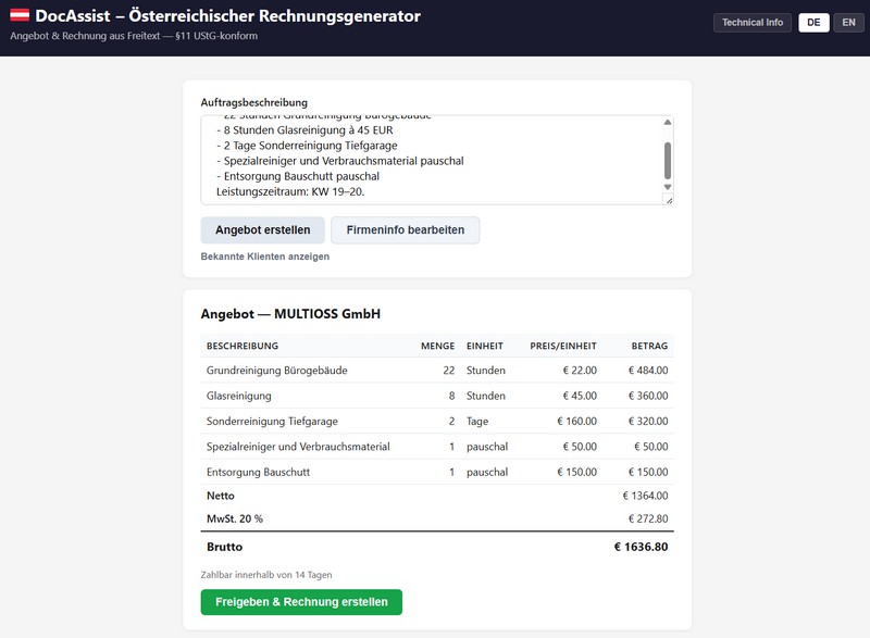 DocAssist Portfolio Screenshot